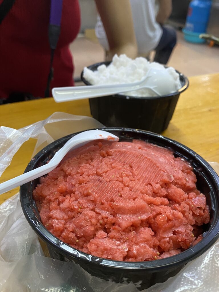 strawberry Stir-Fried Ice Cream