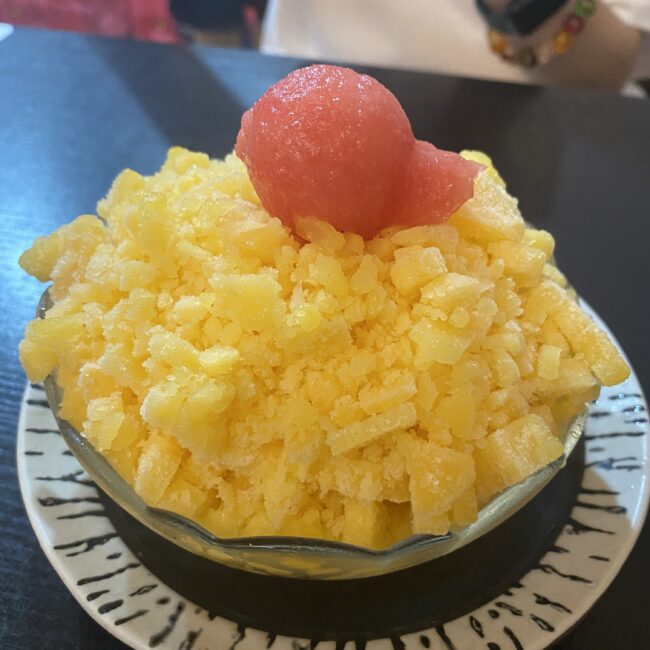 Mango Stir-Fried Ice Cream